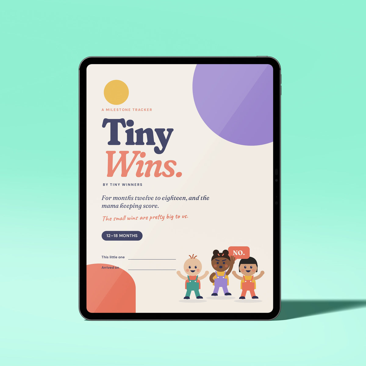 Tiny Wins: Toddler Milestone Tracker, 12-18 Months